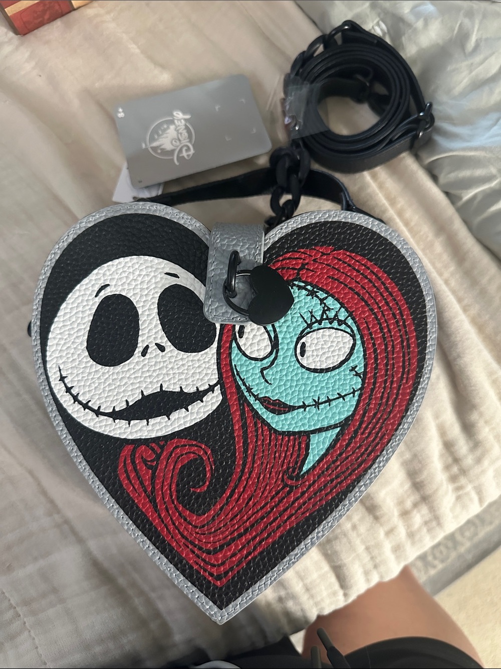 Disney Heart Crossbody Bag Nightmare Before Christmas New